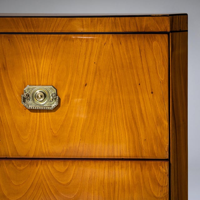 Early 19th Century Biedermeier Chest of Drawers in Cherry Wood, Austria, circa 1820 For Sale - Image 5 of 11