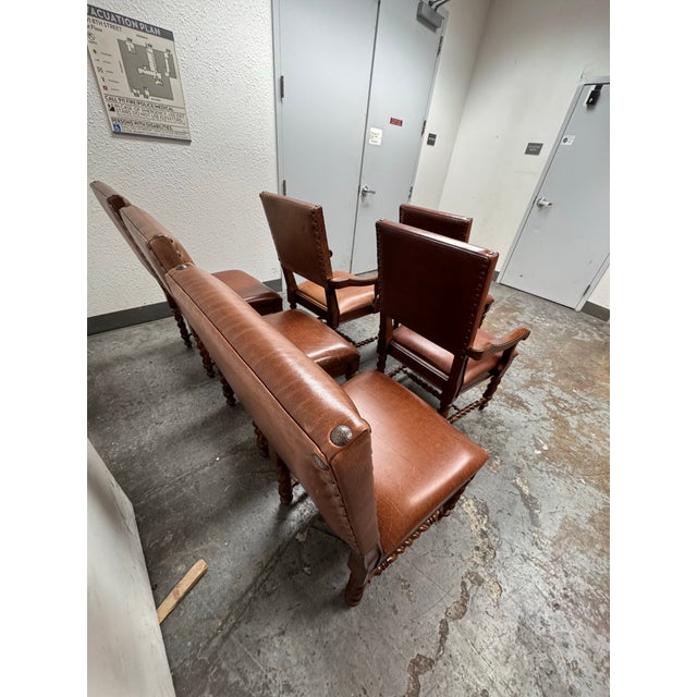 Stanley Furniture Stanley Furniture Barley Twist Chairs, Set of Six For Sale - Image 4 of 12