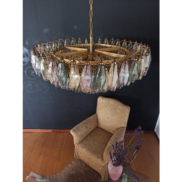 Glass Murano Glass Chandelier in 185 Multicolored Glasses, 1990s For Sale - Image 7 of 18