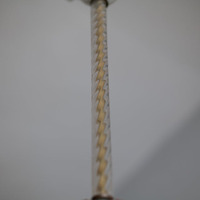 Vintage Pendant Light in Murano Glass from Barovier & Toso, 1940s For Sale - Image 11 of 14