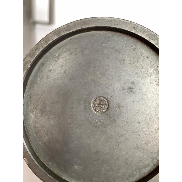 Antique & Vintage Pewter Measuring Cups - A Set of 9 For Sale - Image 11 of 16