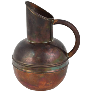 Art Nouveau English Copper Jug by H. Loveridge & Co.
