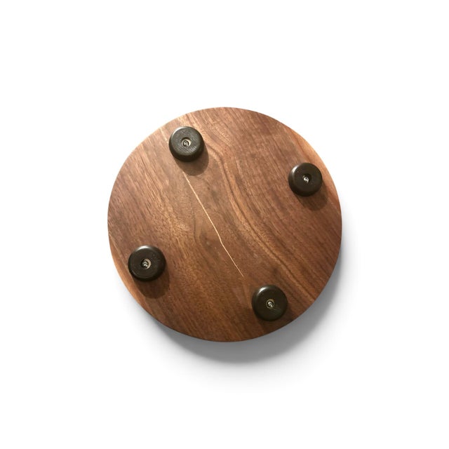 Butterfly Garden — Original Black Walnut Art Table For Sale - Image 9 of 9