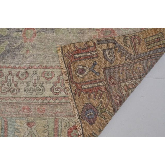 Neutral Earth Tones Vintage Rug For Sale In Phoenix - Image 6 of 10