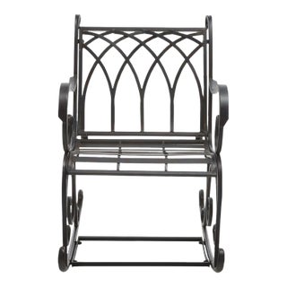 Medrano Rocking Chair - Black Rust For Sale