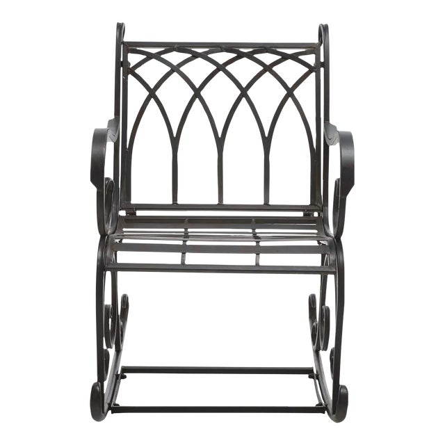 Medrano Rocking Chair - Black Rust For Sale
