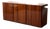 Vintage Italian High-Gloss Wood Three-Door Credenza For Sale