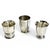 Art Deco French Art Deco Small Silver Plate Cups or Matchstick Holders Including Christofle - Set of 3 For Sale - Image 3 of 16