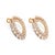 These exceptional vintage hoop earrings by Boucheron Paris embody bold luxury and refined craftsmanship, set with an...