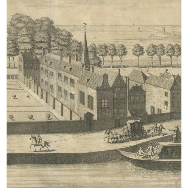 Boitet, The Leper's House in The Hague, The Netherlands, Print For Sale - Image 3 of 7