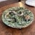 Traditional Antique Portuguese Manuel Mafra Palissy Style Snake Plate For Sale - Image 3 of 6