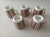 Add classic Mid-Century Modern style to your kitchen or collection with this vintage set of five Crate & Barrel coffee and...
