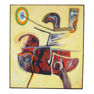 Abstract Oil on Canvas Painting by James L. Bruch