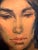 Wood 1960s Jan De Ruth Signed Oil Portrait of a Woman in Ornate Gold-Tone Frame For Sale - Image 7 of 9