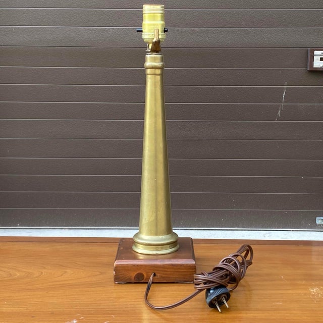 Vintage Fire Hose Nozzle Table Lamp Chairish
