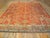 19th Century Turkish Oushak Carpet ( 13'10" x 17' - 422 x 518 ) this warm red rust color cypress tree weeping willow...