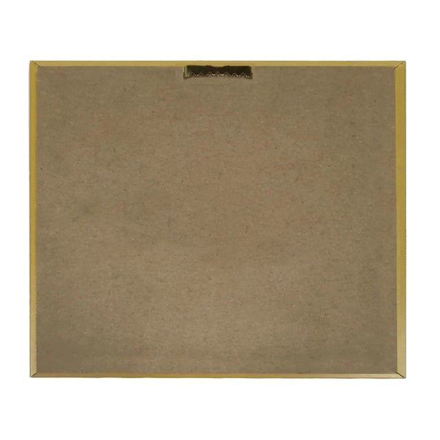 Flock of Sheep Landscape Print on Canvas in Antiqued Gold Frame- an 11" X 14" Print, Framed to 14-1/2" X 17-1/2" For Sale - Image 4 of 5