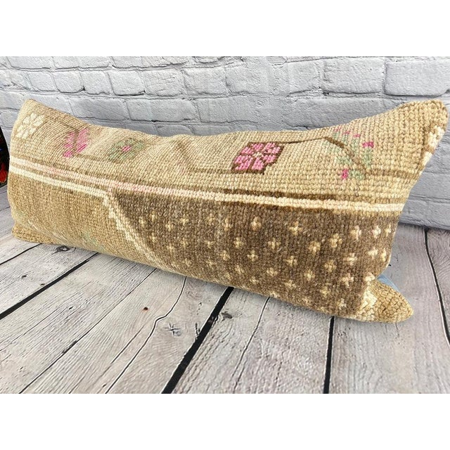 Vintage Pillow Case Turkish Rug Pillow Decorative Rug Pillow Dry cleaning only. PILLOW INSERT IS NOT INCLUDED