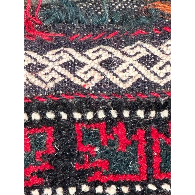 Mid-Century Turkmen Chuval Rug, 1940s For Sale - Image 11 of 13