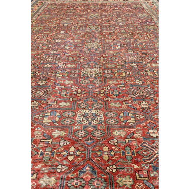 Measures: 6' x 12'6. Antique Kurdish Gallery Runner in All-Over Geometric Design, kwarugs. Keivan Woven Arts/...