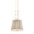 Hudson Valley Lighting Valeria 18 in. 1 Light Pendant in Aged Brass Finish For Sale