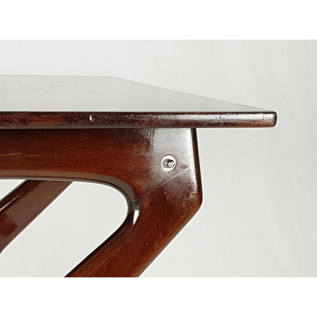 1950s Mid-Century Wooden Model 701 Swivel Trolley by Ico Parisi for De Baggis, 1950s For Sale - Image 5 of 13