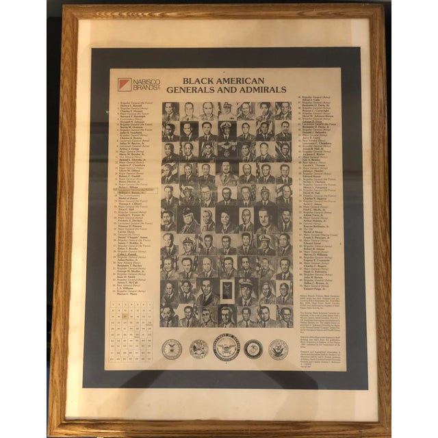 This 1985 offset lithograph poster published by Nabisco Brands, Inc. is a piece of American military and Black educational...