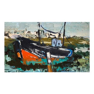 William Goliasch, Bretagne, 1976, Oil on Canvas For Sale