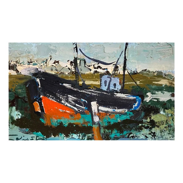 William Goliasch, Bretagne, 1976, Oil on Canvas For Sale