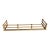 19th Century Victorian 42" Brass Fireplace Fender For Sale