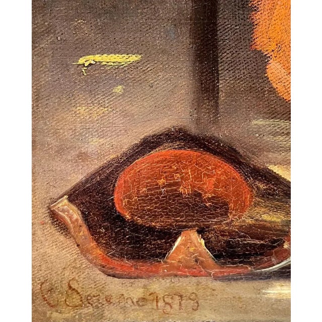 Artwork sold with frame (101.5 x 79 x 5 cm) Costantino Sereno (1829–1893) was an Italian painter renowned for his...