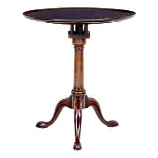 Early 19th Century Georgian Mahogany Tripod Table, 1800s For Sale