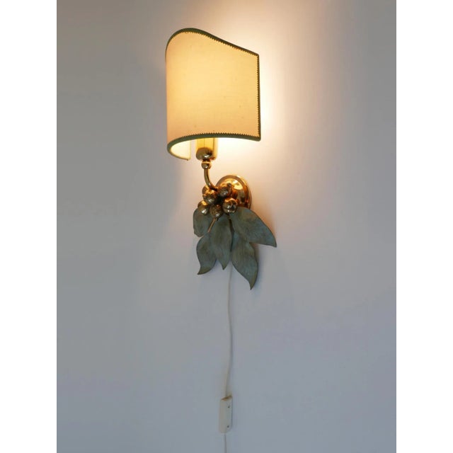 Mid-Century Bronze & Patinated Brass Sconce For Sale - Image 9 of 18