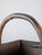Antique Wabi-Sabi Wooden Log Basket with Wrought Iron Fittings For Sale - Image 9 of 18