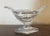 Antique 19th century Georgian Anglo Irish cut glass / crystal salt cellar. Unusual form with handles at each side....