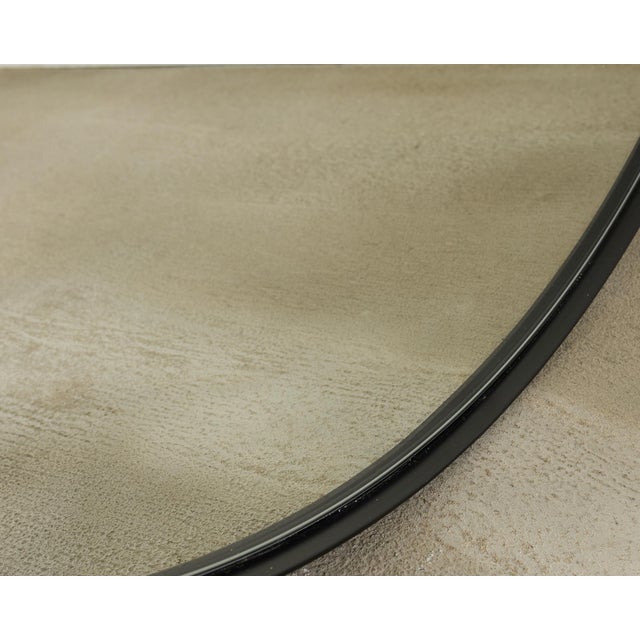 Restoration Hardware Round Bristol Mirror Blackened 42 In. For Sale - Image 9 of 13
