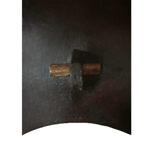 Antique Arts & Crafts / Mission Wood Splay Leg Stool With Mortise and Tenon Joinery, Circa 1915 For Sale - Image 11 of 11