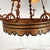 French Country 1920s Custom Rustic Italian Two Tier Tole Chandelier For Sale - Image 3 of 13