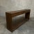 Custom Elm Wood Modern Console Table With Drawers in Dark Walnut-80" For Sale In Los Angeles - Image 6 of 9