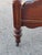 Early 20th Century Vintage Carved Solid Mahogany Full Size 4 Poster Bed With Arched Shell Headboard For Sale - Image 4 of 12