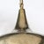 Metal Mid-Century Teardrop Form Antique Brass Pendant W/ Pierced Detailing Chandelier For Sale - Image 7 of 9