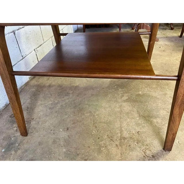 Brown Mid Century Walnut Side or Center Table. By Goldsmith’s Furniture. For Sale - Image 8 of 10