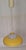 1970s Vintage Hanging Lamp with White Glass Shade and Yellow-White Metal Shade by Doria, 1970s For Sale - Image 5 of 11