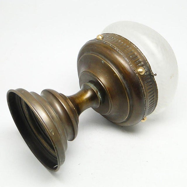 Metal 20th Century Pendant Lamp, Austro-Hungary, 1890s For Sale - Image 7 of 12
