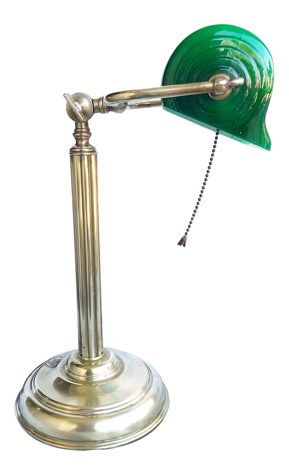 art deco bankers lamp