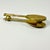 Metal Mid-Century Americana Hollywood Regency Boho Chic Brass Tennis Racket Door Knocker For Sale - Image 7 of 11