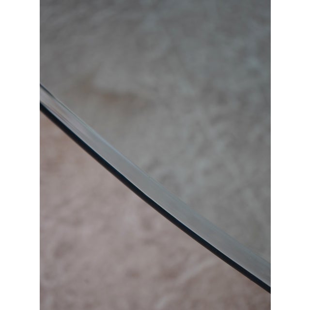Brass Labarge Brass & Glass Scroll Foot Coffee Table For Sale - Image 8 of 12