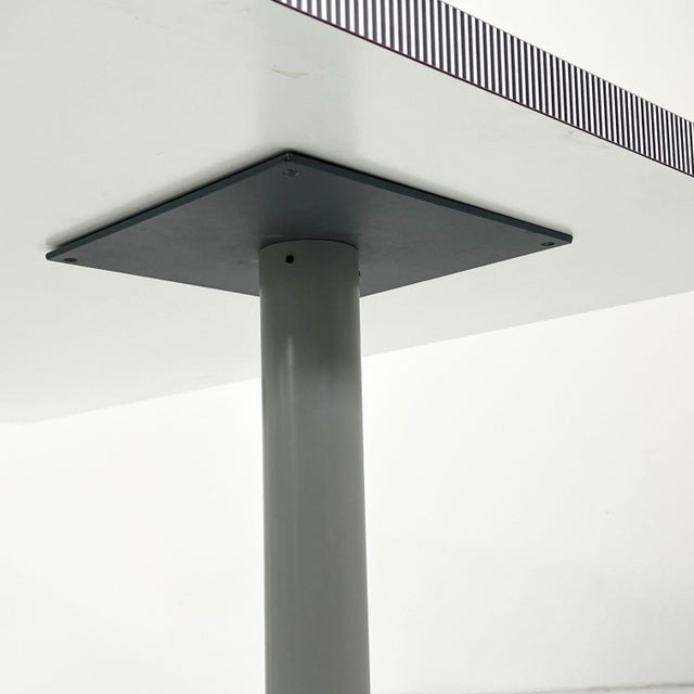 Metal Kroma Dining Table by Antonia Astori for Driade, 1980s For Sale - Image 7 of 12