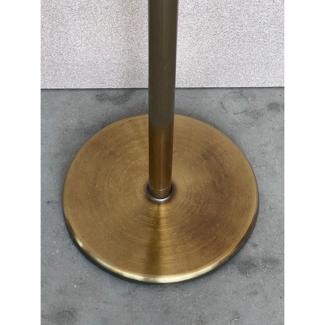 Brass French Art Deco Gentleman’s Floor Standing Brass Suit Hanger or Dumb Valet For Sale - Image 8 of 9