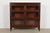 Globe Wernicke Arts & Crafts Inlaid Mahogany Three-Stack Double Barrister Bookcase, Circa 1900 For Sale - Image 13 of 13